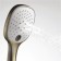 Shower watering can Wasserkraft A050, 3 modes, ABS plastic, bronze