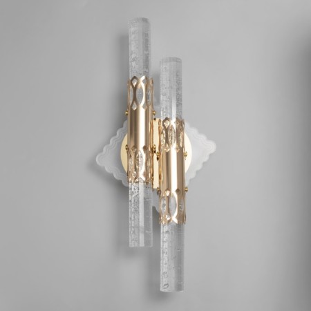 Sconces "Ice" 2xled 3000k gold 37x18x10cm-3