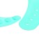 Set for feeding, food silicone, turquoise color