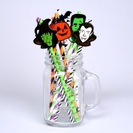 Halloween cocktail tubes, 12 pieces in a set-1