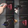 Bowl Holder Zein Z64, adjustable, aluminum, red
