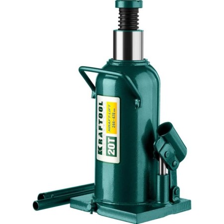Bottle-bottle jack Kraftool Kraft-Lift 43462-20_z01, hydraulic, rise 244-449 mm, 20 t 55703