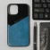 Luazon cover for iPhone 12 Pro Max, Magsafe Support, Glass and Skin Insert, Blue