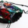 Back for shoes on the lace, green color/multi -colored