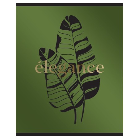 Notebook of 48 sheets in the Elegance cage, cover coated cardboard, metallized panton, foil embossing, offset unit, mix-2