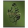 Notebook of 48 sheets in the Elegance cage, cover coated cardboard, metallized panton, foil embossing, offset unit, mix