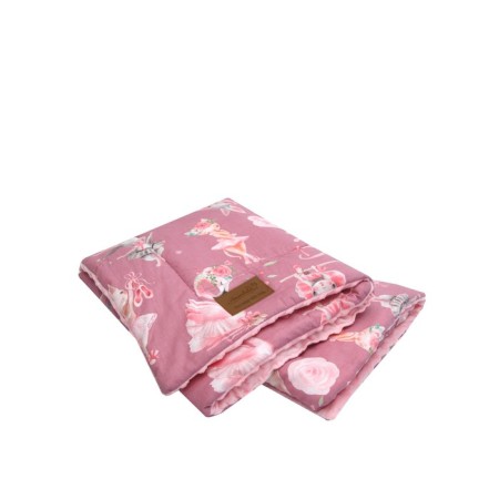 Plaid "Grow together", size 96x87 cm, pink color-2
