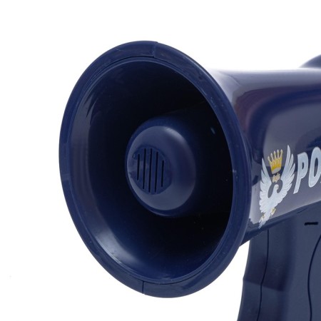 Megaphone "Police", 2 modes: siren, loudspeaker, works from batteries, in a bag-2