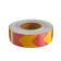Reflective tape, self-adhesive, yellow-red, 5 cm x 45 m