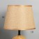 Table lamp "parable" 1x40W E14 brown 20x20x32cm