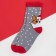 New Year's socks KAFTAN "Corgi" rr 14-16, gray