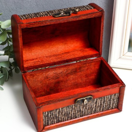 Casket wood chest "Book" 10.5x15x9 cm-4