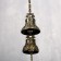 Metal bell "Phoenix and Buddha" 2 bells d = 5 and d = 4.2 cm 29x5x5 cm