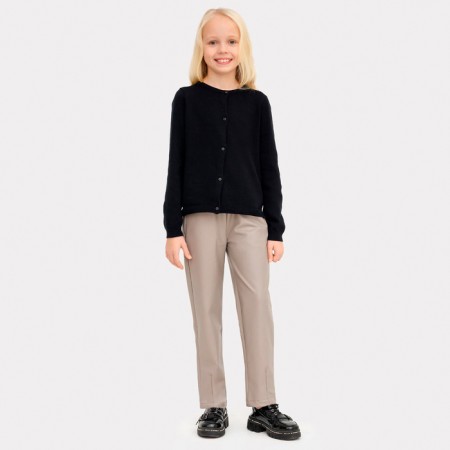 Cardigan for a girl school, black color, height 146 cm-1