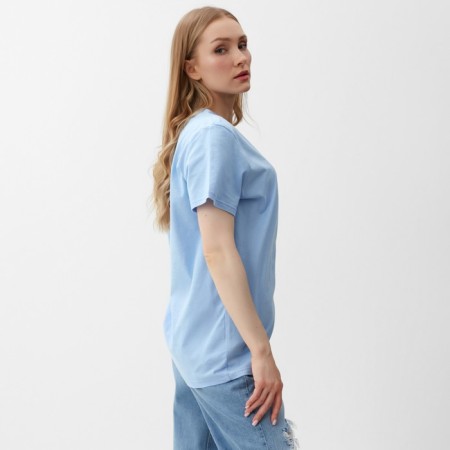 T -shirt female, blue color, size 50-2