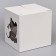Confectionery packaging "kitten", 2 windows, white, 35 x 35 x 31 cm