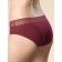 Female cowards, size 44, burgundy color