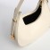 Bag Women's Baget with a zipper, milk color