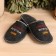 Slips for a bathhouse gray with embroidery "Woman is always right" (26 cm inside insole)