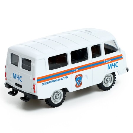 Машина металлическая «УАЗ-3962. МЧС», инерция, 1:43-2