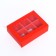 Box for sweets 6 pcs, scarlet, 13.7 x 9.85 x 3.86 cm