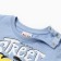 T -shirt for a boy, blue color, height 92 cm