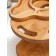 A table - a tray for wine with a removable menage of 4 ADELICA, 35 × 19 × 1.8 cm, height 21 cm, birch