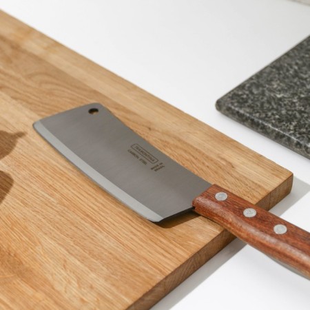 Kitchen hatchet for Carbon meat, with a wooden handle-1
