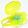 A container for storing and sterilizing children's nipples and dummy, yellow color