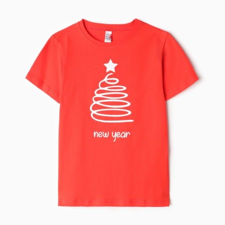 T -shirt for children, red color, height 164 cm