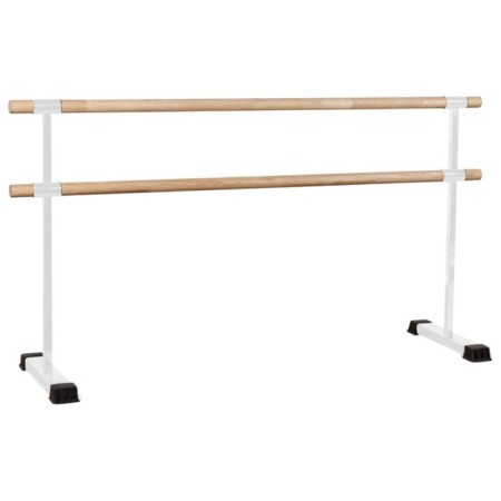 Portable choreographic machine two -row (support - stainless steel) No. 3 beech, white color of the legs