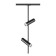 TRUKOL LOW PORT 1-F, 2x50W GU10, black color