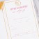 Wedding invitation from add. element "Happy moments", 10 x 15 cm