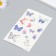 Tattoo on the body color "delicate butterflies" 18x11 cm