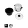 Slowly cooker KitFort KT-206, 160 W, 2.5 l, 3 modes, silver