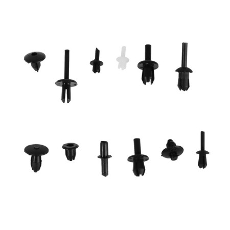 Clips and pistons fasteners, 12 types, set 350 pcs-1