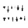 Clips and pistons fasteners, 12 types, set 350 pcs