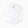 Napkin New Year's serving shade snowflake, color silver, d 38 cm