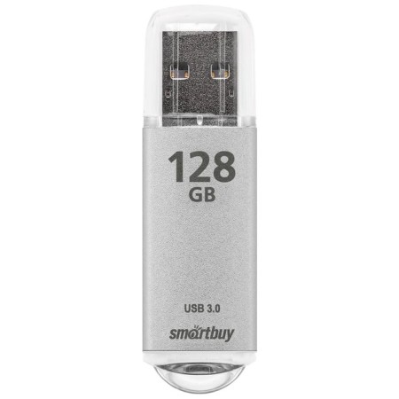 Флешка Smartbuy V-Cut, 128 Гб, USB 3.0, чт до 75 Мб/с, зап до 25 Мб/с, серая-2