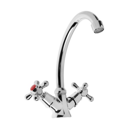 Kitchen mixer Zein Z2481, Cran-Box Brass 1/2 ", without eyeliner, chrome-3
