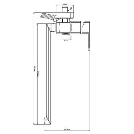 BUNE BOOOU B8215-18F bath, pour 350 mm, shower set, brass, chrome-4