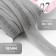 Decorative elastic band, 18 mm, 10 ± 1 m, gray color