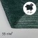 Shading grid, 10 × 3 m, density 55 g/m², green, in a set 27 clips