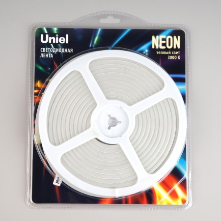 Flexible neon Uniel 6 × 12 mm, IP67, 5 m, SMD2835, 120 LED/m, 9 W/m, 12 V, glow warm white-1
