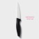 Knife Ceramic shade "Shadow", blade 10.5 cm, black color