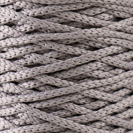 Knitting cord 100% polyester 3mm 100m/200 ± 20g (14-light-gray)-2