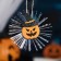 LED toy "Pumpkin in a hat" 10 cm, batteries AG13x3, glow of multi