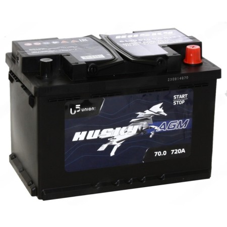 Husky AGM 70 Ah, reverse polarity