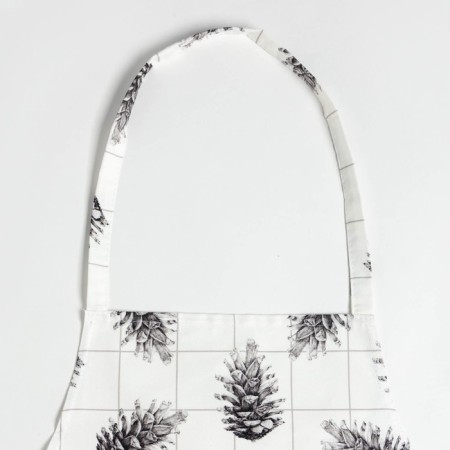 Apron "Ethel" Merry Christmas 60x70cm, 100% cotton, sarzha 190 g/m2-1