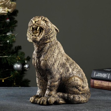 Figure "Tiger Amur" gold, 29cm